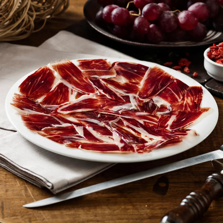 Charcuterie Ibérique Tranchée et Sachets Sous Vide