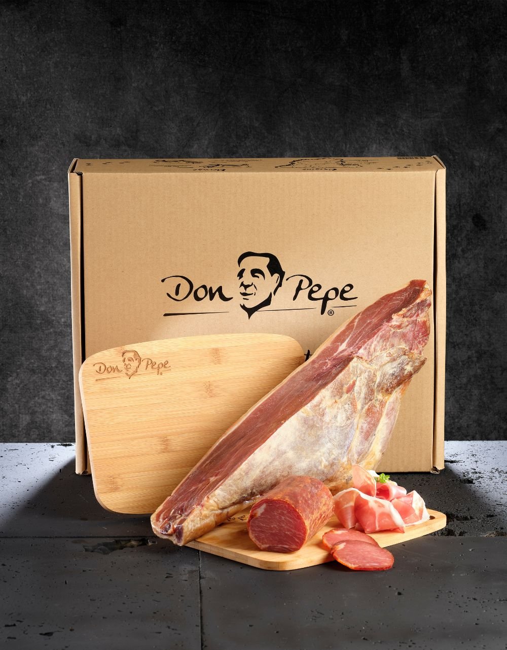 Coffret cadeau jambon Serrano Grande Reserve Duroc