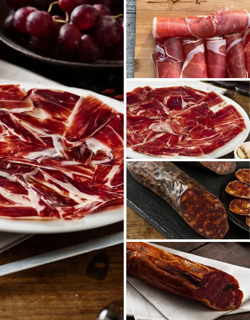 Assortiment de charcuterie iberique