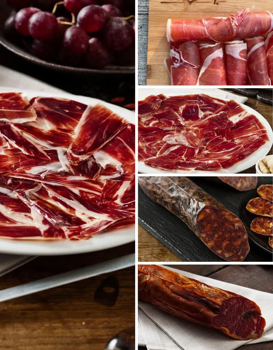Assortiment de charcuterie iberique