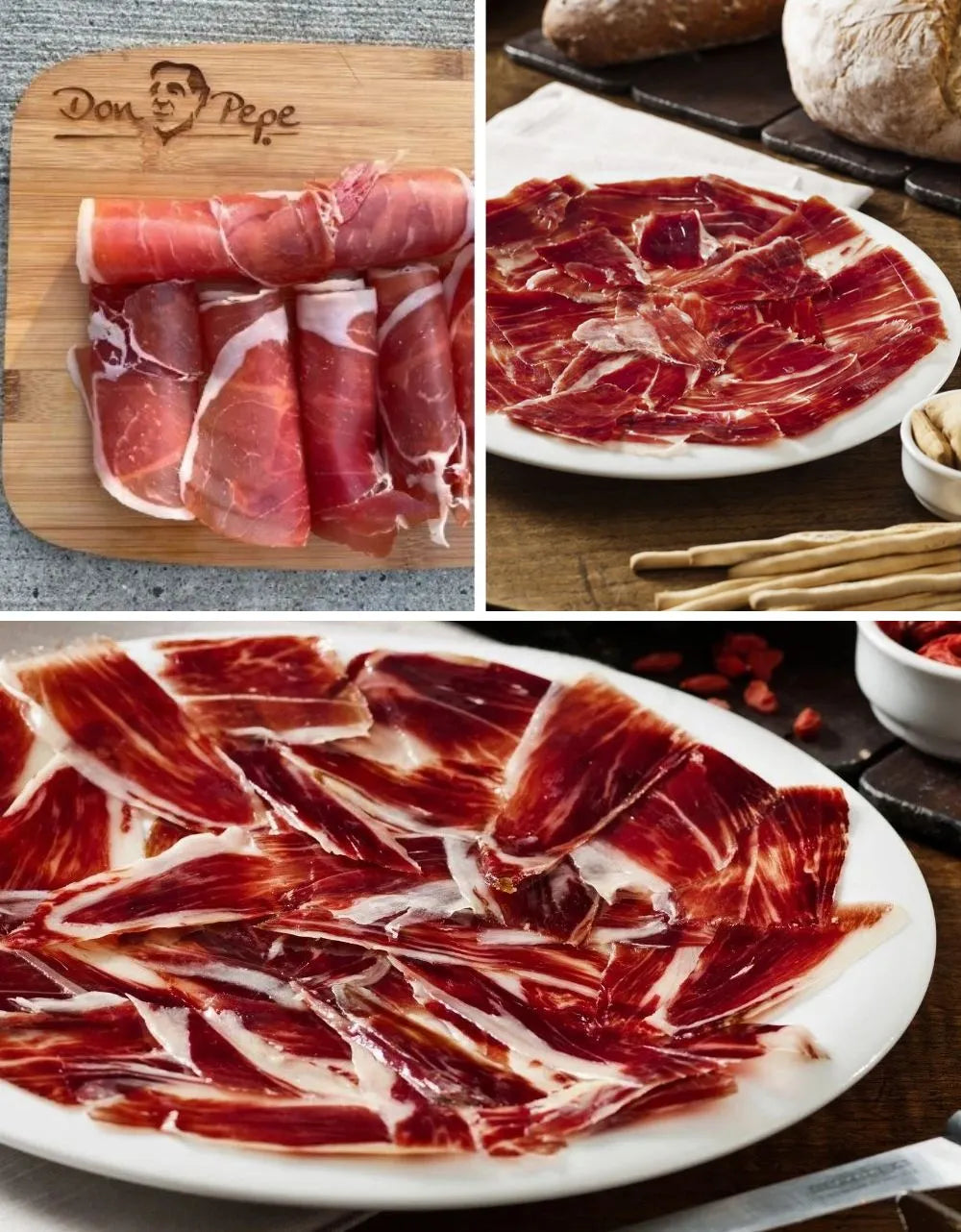 Lot de jambon iberique tranche